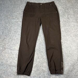 Good Hart Pants Womens 6 Broken Rock Cargo Brown Tapered Jogger